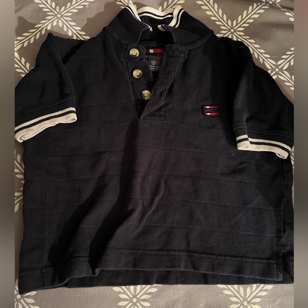 Boys blue Bugle Bay short sleeve top size 2